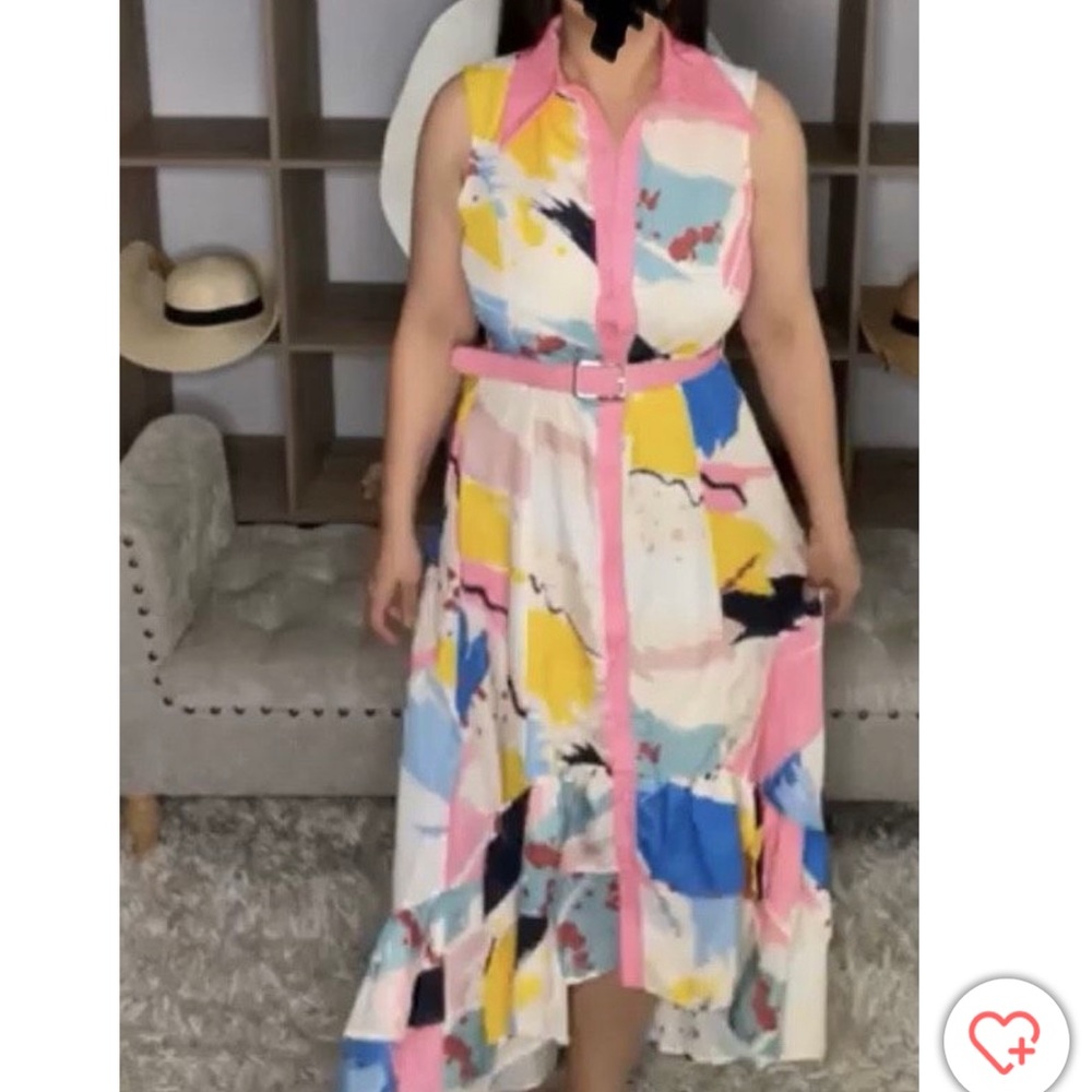 Maxi colorful dress